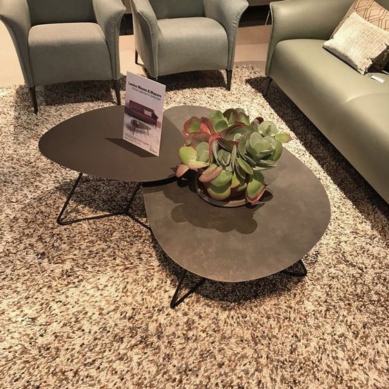 Twinny XL hpl plastic aagaat bronze salontafel bree's