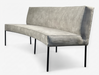 Velvet eetbank ovaal clare