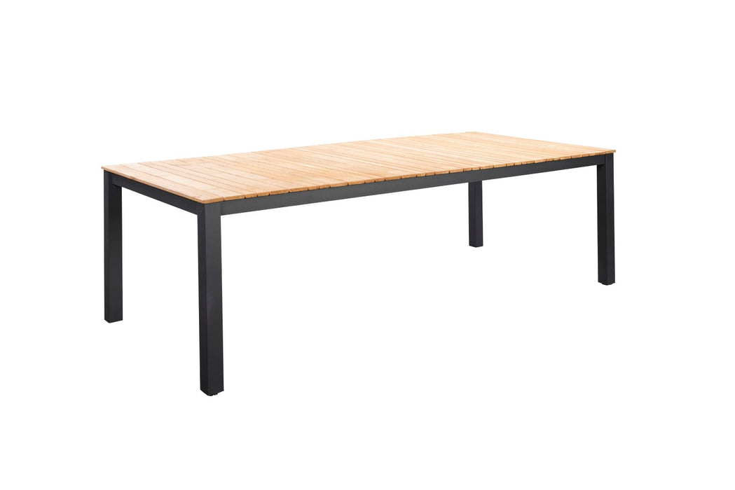 Tuintafel Yoi Arashi 220 x 90 cm zwart