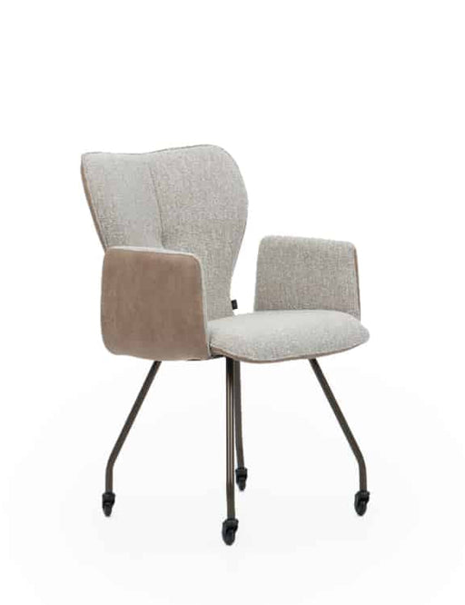 actu eetkamerstoel op wielen he design