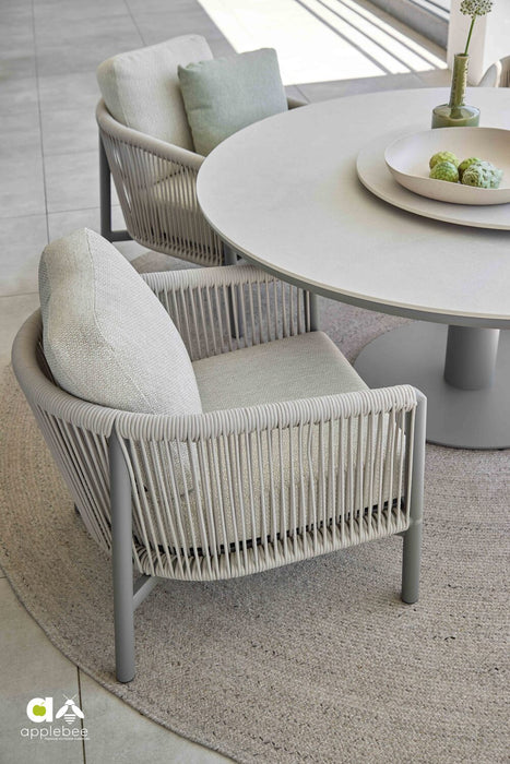 apple bee bora bora low dining taupe