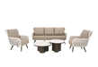 apple bee key largo loungeset met tonga salontafelset 