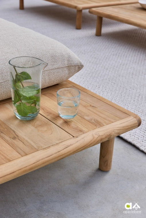 Applebee Sling teak loungebank 242 | V/d Pol — VandePolMeubelen