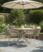 barset calma bartafel voor buiten salix Yoi Furniture