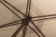 beige stokparasol houtlook frame azzurro beach 4 seasons outdoor