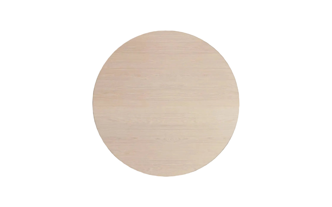 blond oak lamulux ronde tafel