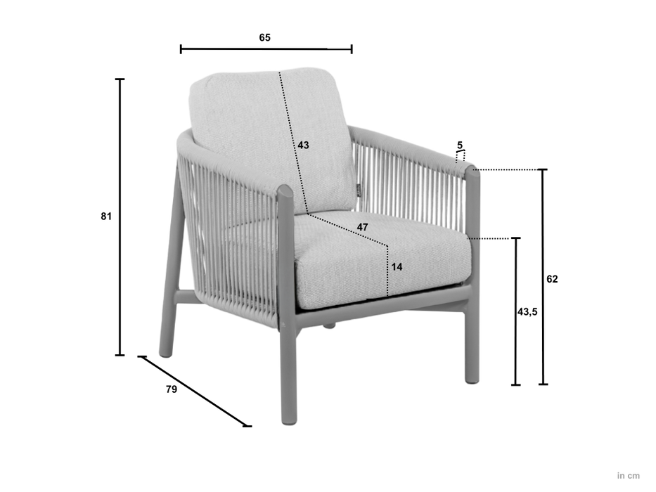 bora bora low dining chair afmetingen apple bee