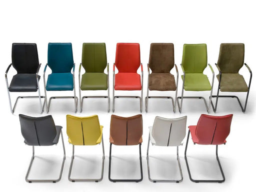 Luna en Lunette eetkamerstoelen diverse vrolijke kleuren bree's New World