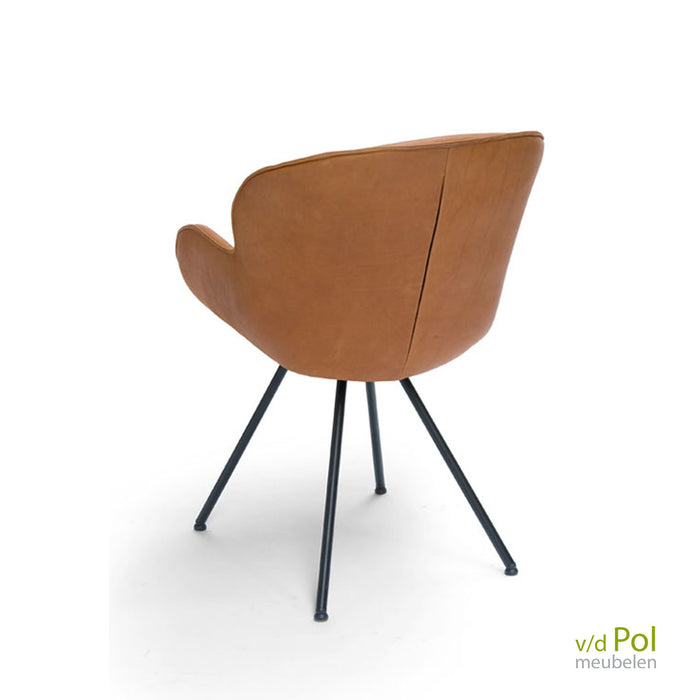 draaibare leren eetkamerstoel butterfly bree's new world