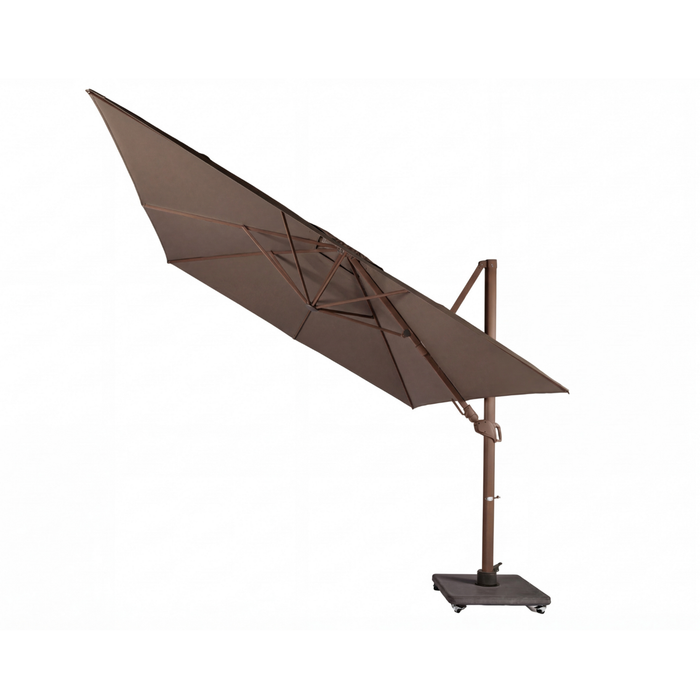 Parasol Cavalo Yoi Brons en Taupe | 300 x 300 | Zweefparasol