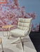 camp bay draaibare tuinstoel oyster apple bee te zien in showroom