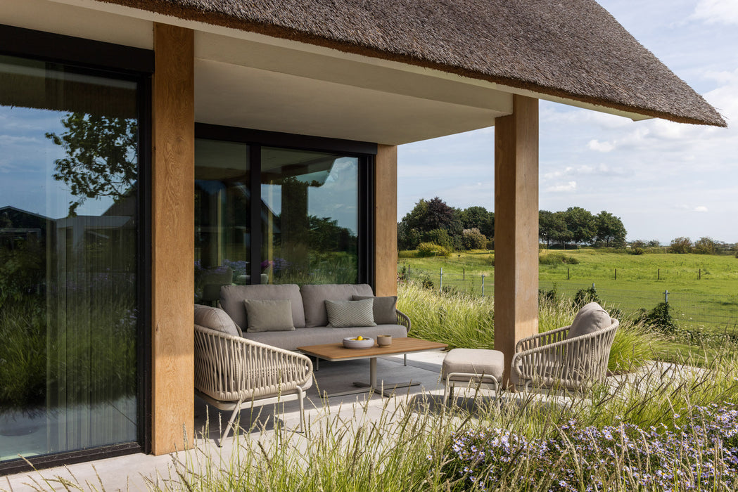 comillas loungeset salix teak salontafel pollenca Yoi Furniture