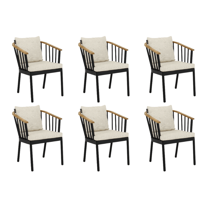 condor tuinstoel set van 6 apple bee