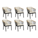 condor tuinstoel set van 6 apple bee