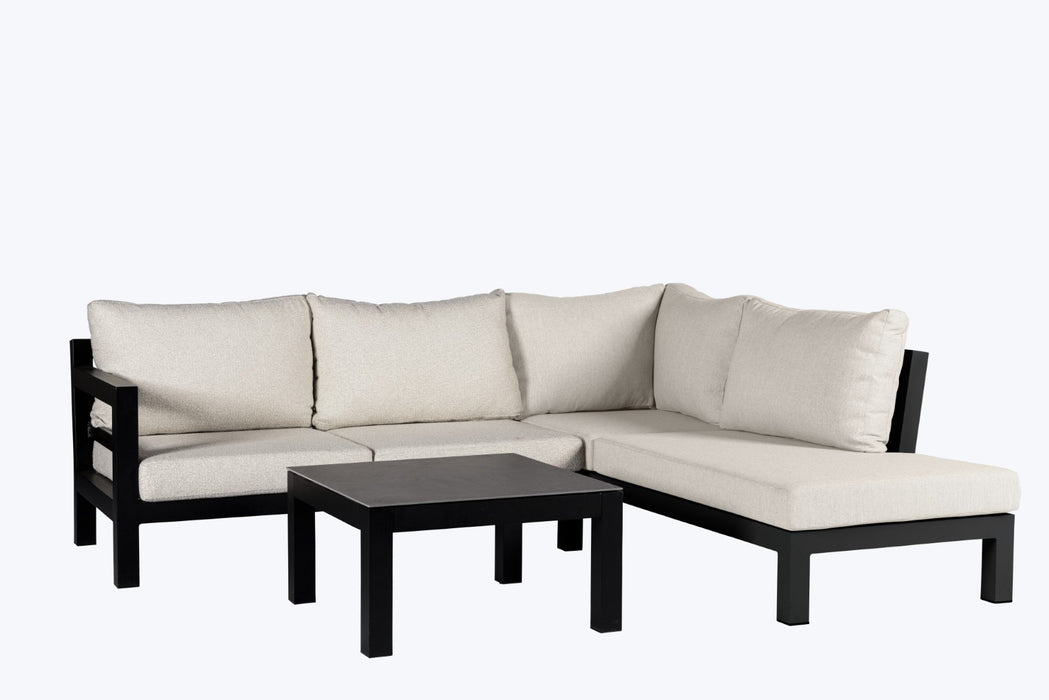 cornerset met ottomane midori black yoi