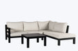 cornerset met ottomane midori black yoi