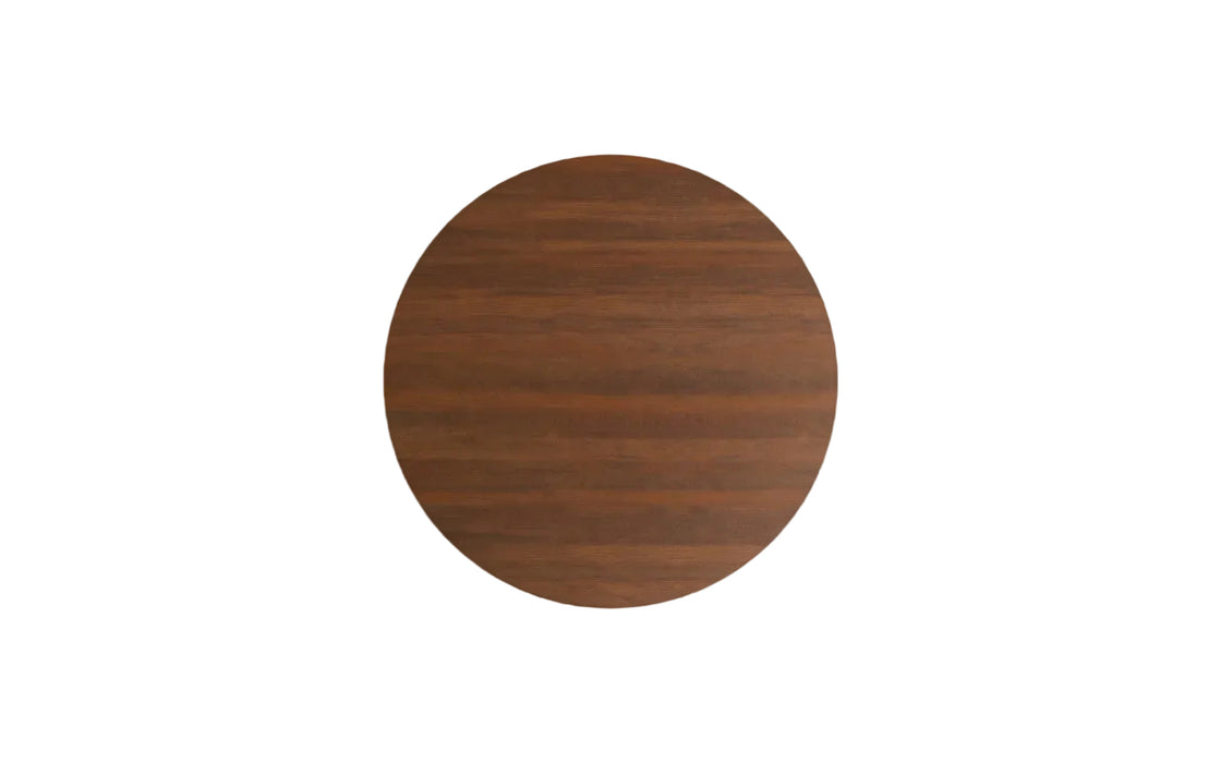 dark almond lamulux ronde tafel