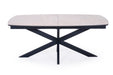 deens ovaal tafel uitschuifbaar mira marmerlook