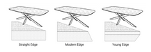 deens ovale eettafel mira randafwerking