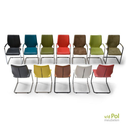 design eetkamerstoelen in leer luna lunette bree's new world