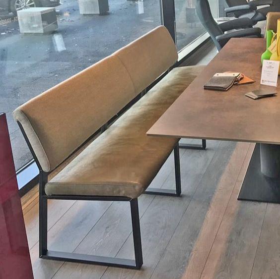 design eetkamerbank solution showroom eetbank van bree's new world