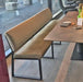 design eetkamerbank solution showroom eetbank van bree's new world
