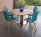 design tafel eetkamer organisch eettafel met rvs frame
