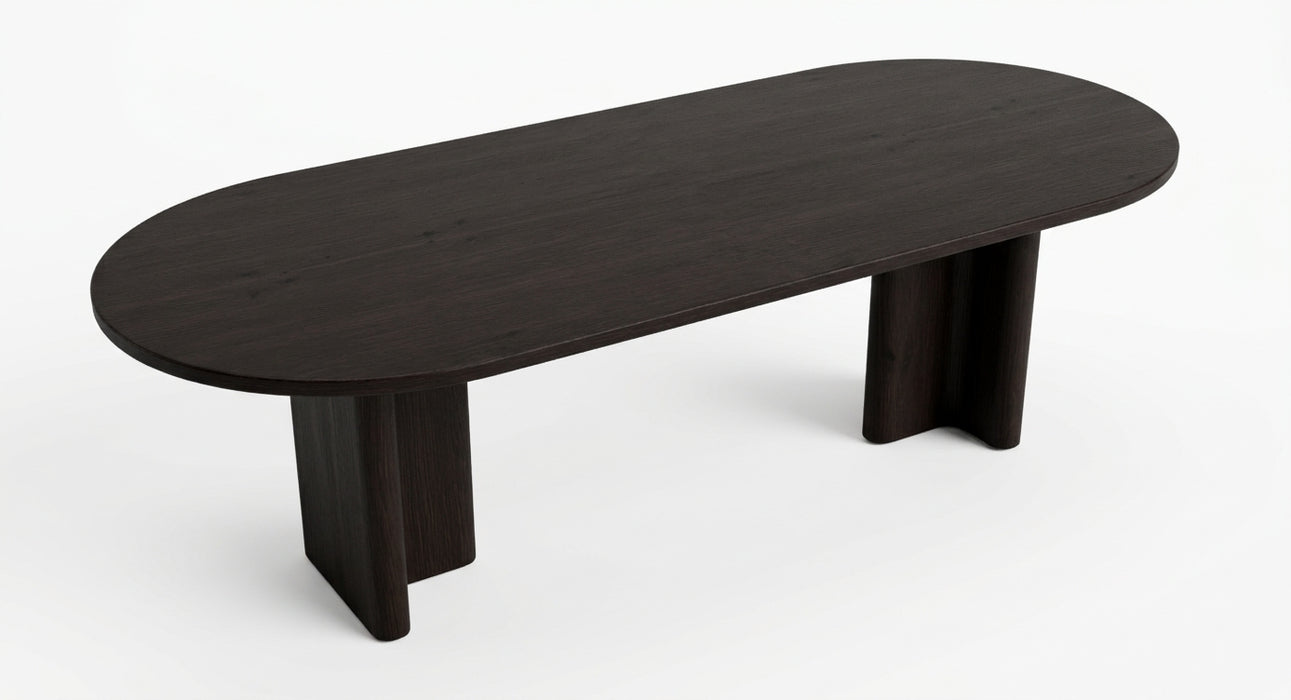 donker eikenhouten eettafel tobe vermeer maatwerk