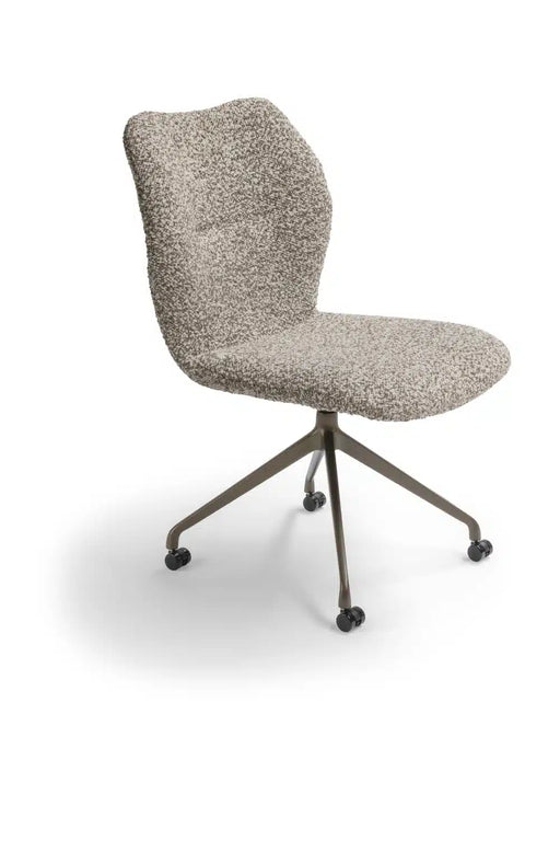 draaibare eetkamerstoel op wielen kiq deluxe bree's