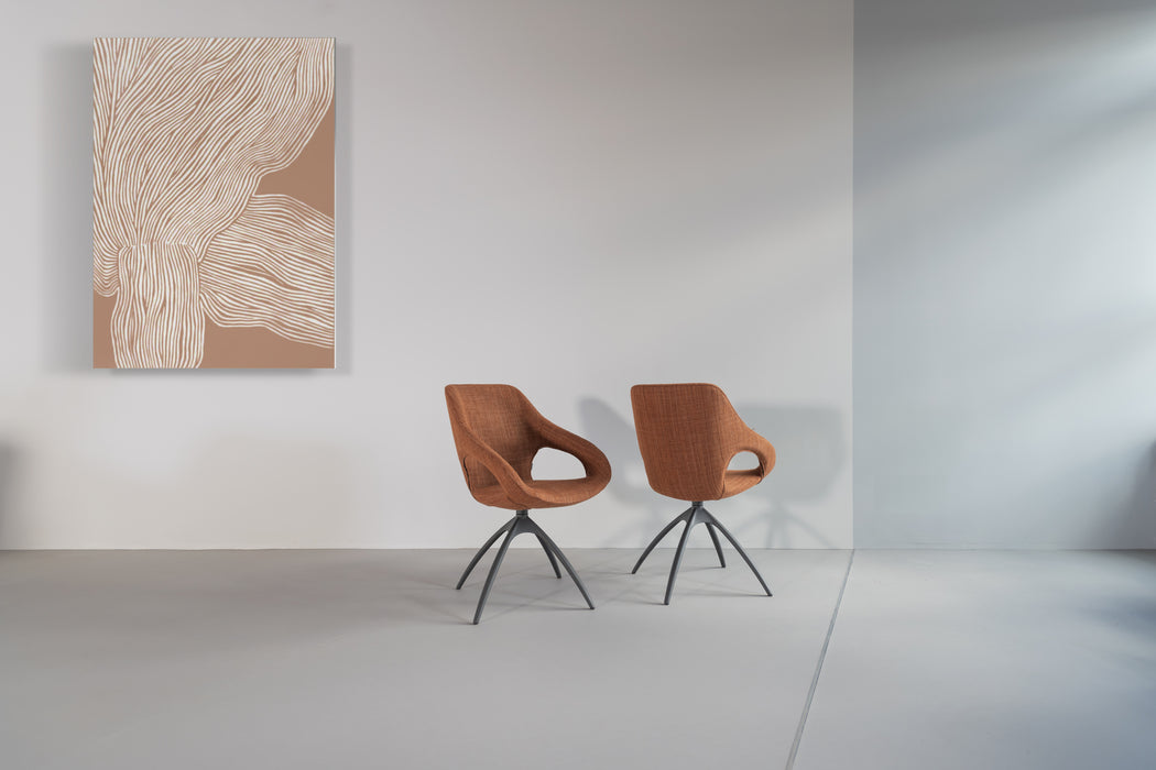 draaibare eetkamerstoel quby bree's new world