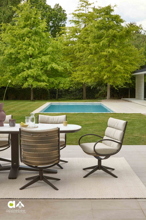 draaibare eetstoel tuin camp bay bronze apple bee