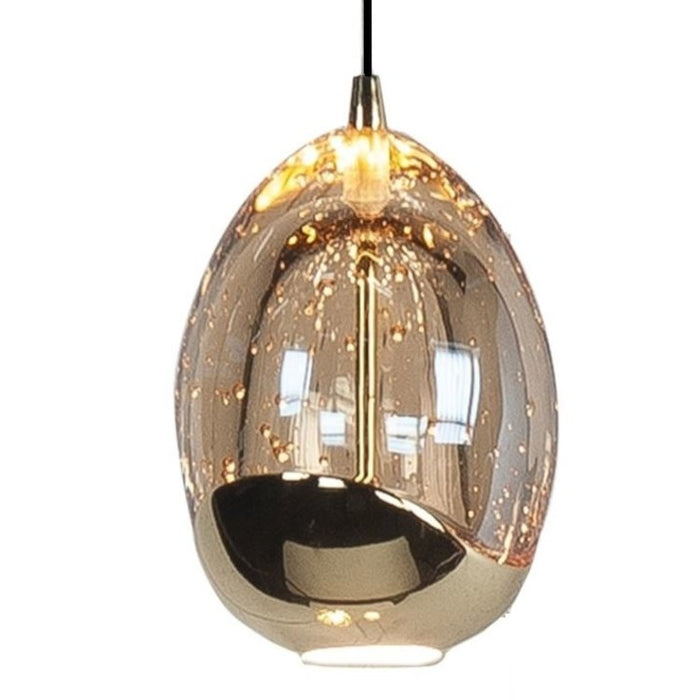 druppel hanglamp goud egg