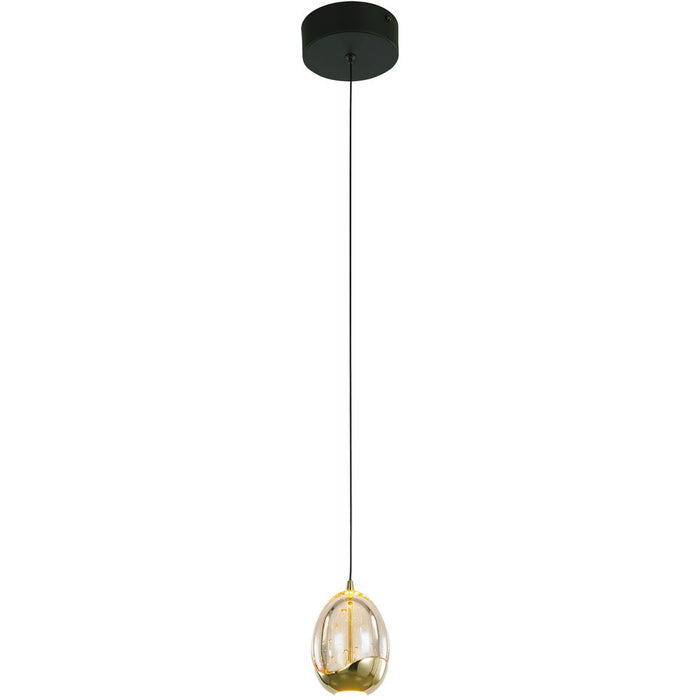 duppel hanglamp goud egg