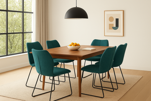 eetkamerstoel zonder armleuning met slede frame kiq bree's new world