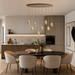 egg 8 lichts hanglamp champagne