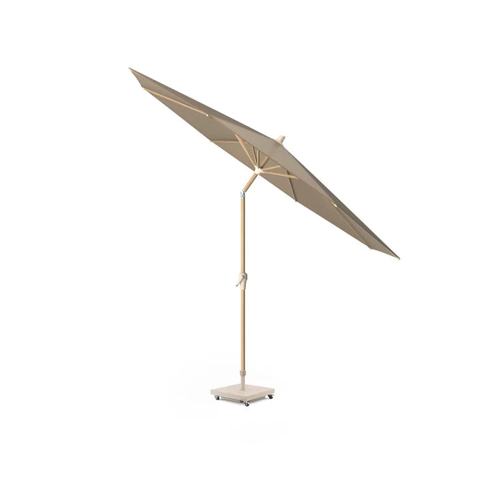 Teak look stokparasol Platinum Riva Ø250 cm – Taupe