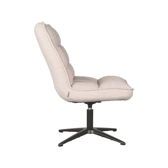 Vince LABEL51 draaibare Fauteuil - Naturel - Boucle