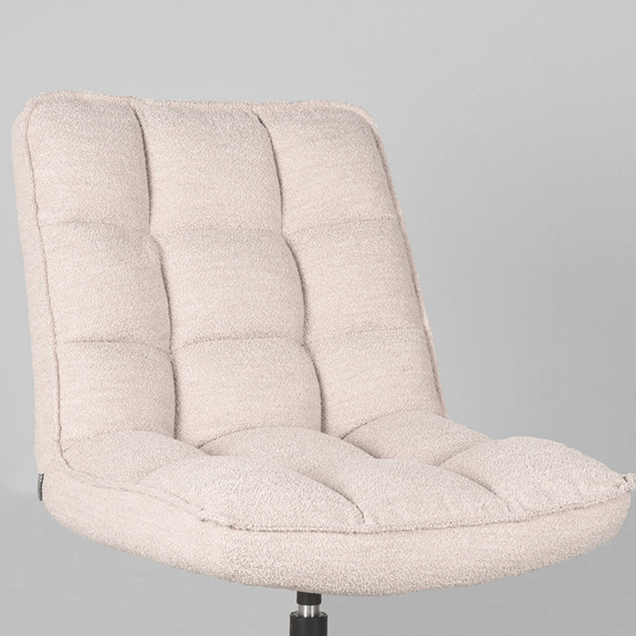 Vince LABEL51 draaibare Fauteuil - Naturel - Boucle