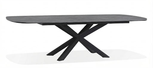 finn uitschuiftafel marmerlook pedra lamulux