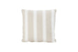 gestreept sierkussen buiten 50x50 Bouclestof Cream gestreept 4 seasons outdoor