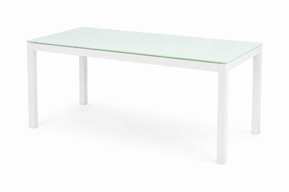 glazen tuintafel wit frame outlet deal