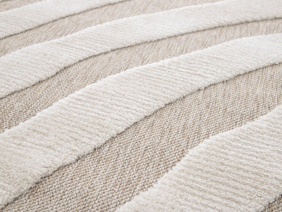 golvend beige vloerkleed dundee