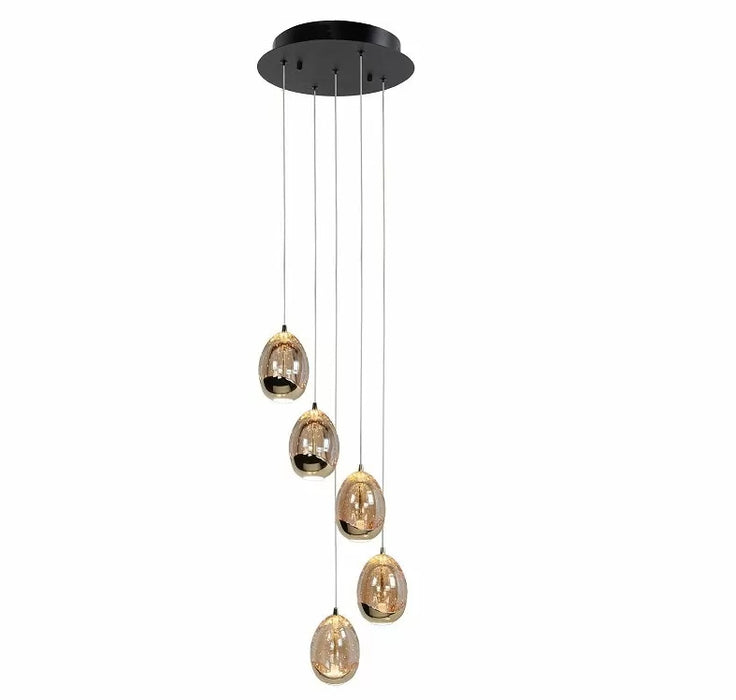 gouden druppel hanglamp egg