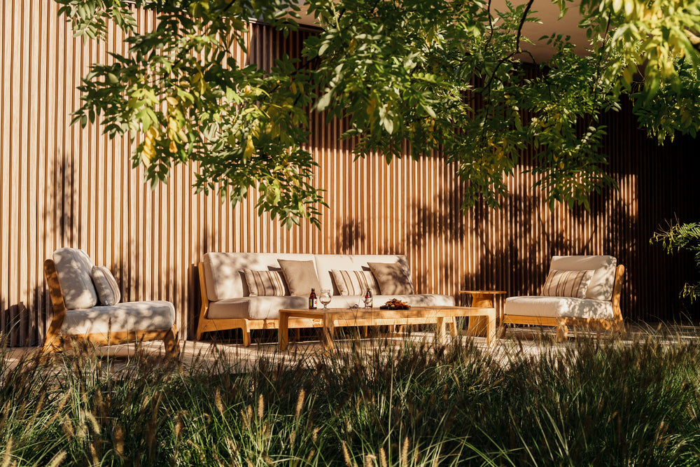 grace teak loungeset gescova te zien in showroom