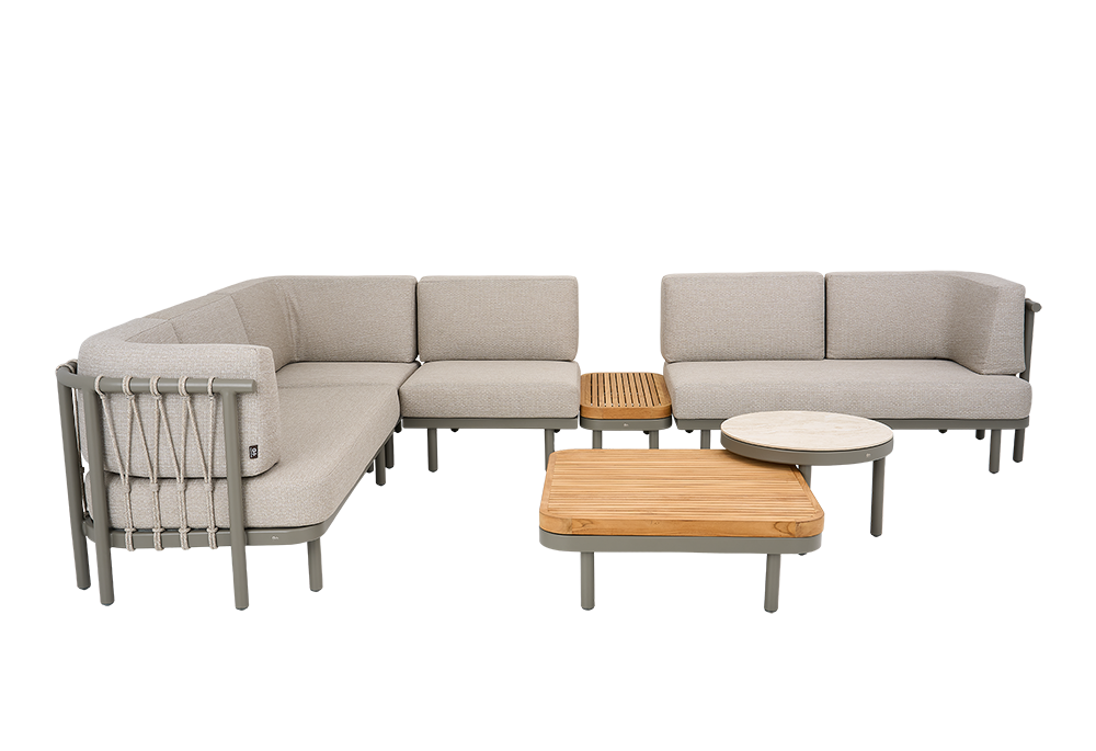grote loungeset maui apple bee in showroom