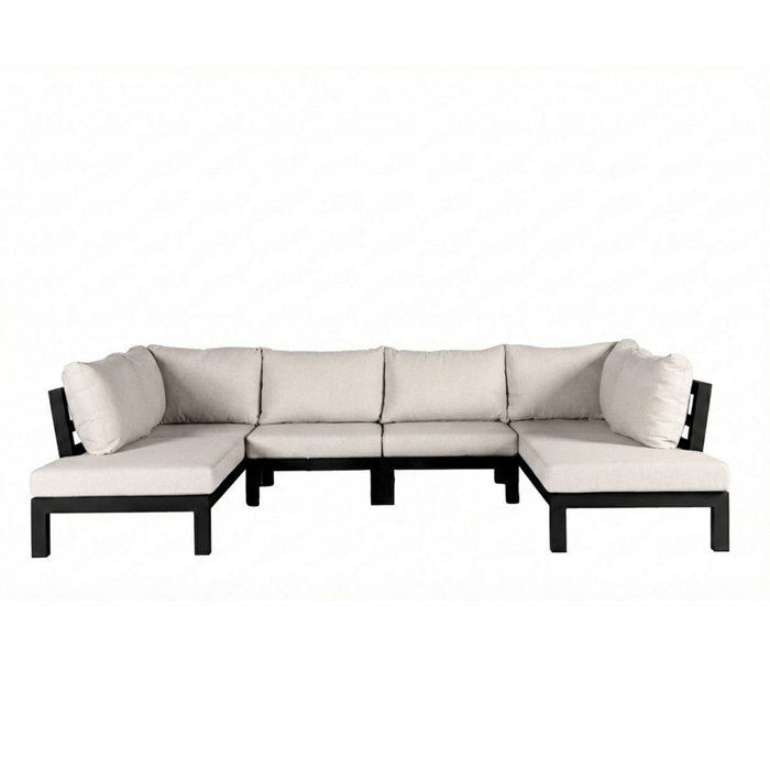 grote loungeset u bank midori black yoi