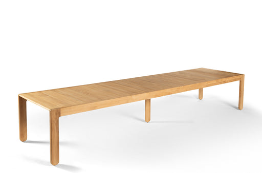 grote low dining tuintafel teakhout 4 meter grace gescova