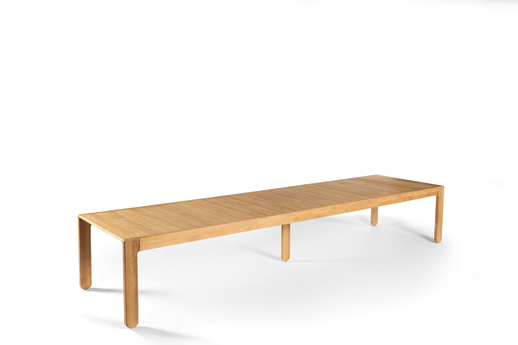 grote low dining tuintafel teakhout grace 390 cm gescova