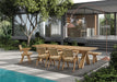 grote teak tuintafel longford gescova