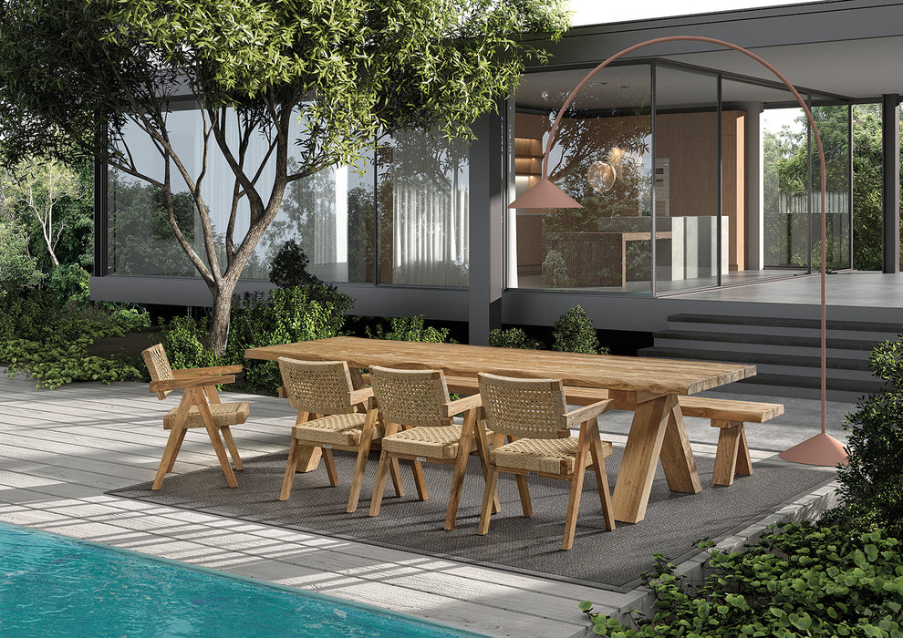grote teak tuintafel longford gescova